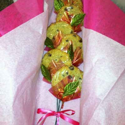 LONG STEM COOKIE BOUQUET 1/2 DOZEN