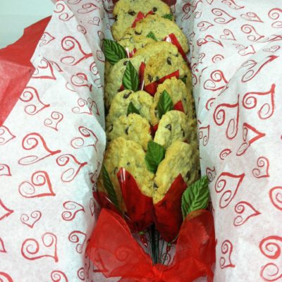 LONG STEM COOKIE BOUQUET  ONE DOZEN