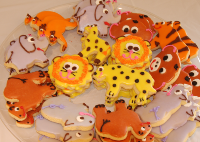 Animal Cutouts on Tray