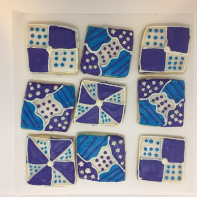 1 Dozen Quilt Square Cookies